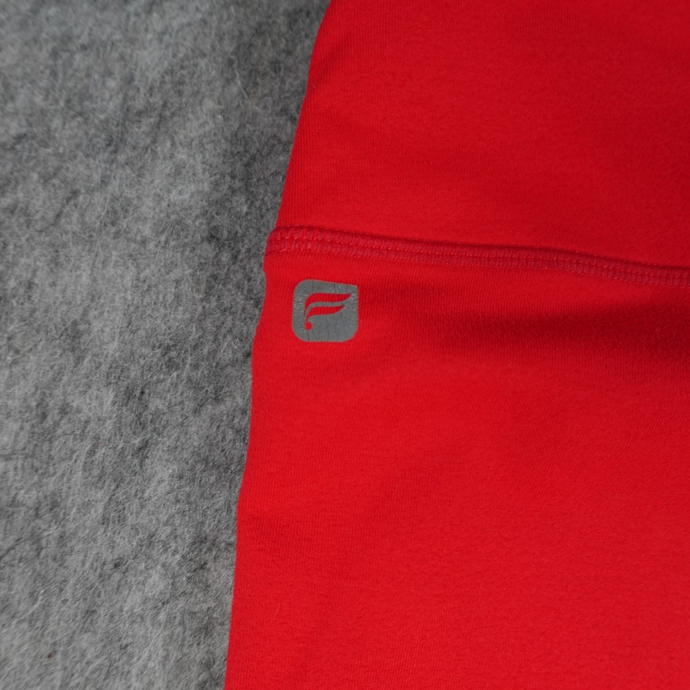 Fabletics Leggings Women L/XL? Red Capri Cropped Athletic Workout Yoga Pants - Picture 9 of 10